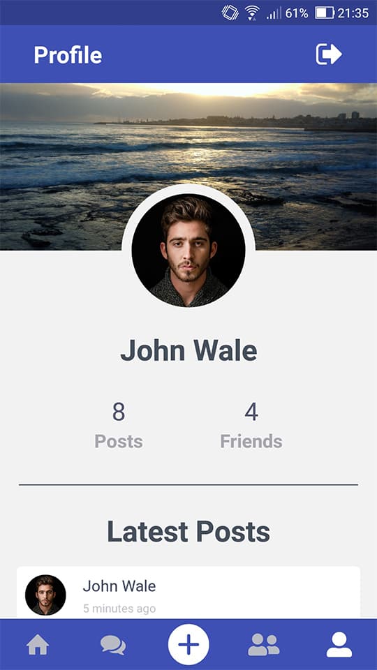 Profile Tab