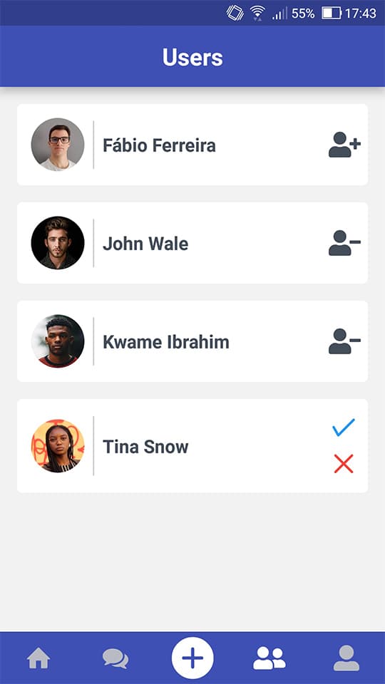 Users Tab